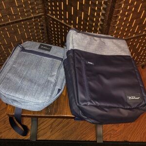 Bella Russo Insulated Backpack  And Matching Cooler Sling Bag Blue/ Denim NEW